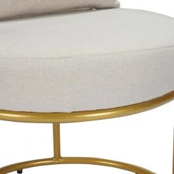 Living Room Beige Fabric Leisure Chair Arm Chair by Homy Casa -Homy Casa Shop beige homy casa accent chairs kanter beige 76 1000