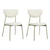 Coffey Beige Upholstered Dining Chairs (Set of 2) by Homy Casa -Homy Casa Shop beige homy casa dining chairs hd coffey beige gold leg 64 1000