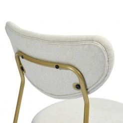 Coffey Beige Upholstered Dining Chairs (Set of 2) by Homy Casa -Homy Casa Shop beige homy casa dining chairs hd coffey beige gold leg 76 1000