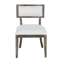 Rahmat Beige Upholsteried Dining Chairs(Set of 2) by Homy Casa -Homy Casa Shop beige homy casa dining chairs rahmat c3 1000