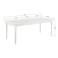 Zakir 7-Piece Rectangular Beige Wood Top Table Extendable Dining Set ( Seats 6 ) by Homy Casa 16 Zakir 7-Piece Rectangular Beige Wood Top Table Extendable Dining Set ( Seats 6 ) by Homy Casa -Homy Casa Shop beige homy casa dining room sets zakir dining set 4f 1000