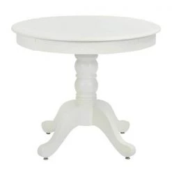 Zuhayr 5-Piece Round Beige Wood Top Table Extendable Dining Sets ( Seats 4 ） by Homy Casa -Homy Casa Shop beige homy casa dining room sets zuhayr dining set c3 1000