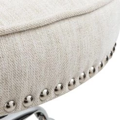 Bowden Beige Upholstery Task Chair by Homy Casa -Homy Casa Shop beige homy casa task chairs bowden beige iron base 2488 76 1000