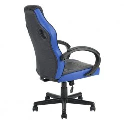 Tunney Blue PU Racing Gaming Chair by Homy Casa -Homy Casa Shop black blue homy casa gaming chairs tunney blue lmkz 66 1000