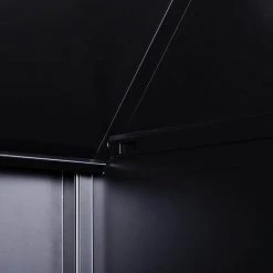 Stanic Black Metal Storage Cabinet With 2-Door, 3-Drawer by Homy Casa -Homy Casa Shop black homy casa accent cabinets stanic black 66 1000