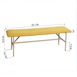 Yellow Dining Room Counter Stool by Homy Casa -Homy Casa Shop black homy casa bar stools capoue fabric yellow 44 1000