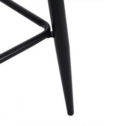 Haseeb 38 in. Black Low Back Metal Frame Bar stool With Fabric Seat ( Set of 2) by Homy Casa 15 Haseeb 38 in. Black Low Back Metal Frame Bar stool With Fabric Seat ( Set of 2) by Homy Casa -Homy Casa Shop black homy casa bar stools haseeb terry black 1d 1000