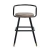 BALLON 31.5in. LETTES Low Back Metal Frame Cushioned Bar Stool with PU seat (Set of 2) by Homy Casa 1 BALLON 31.5in. LETTES Low Back Metal Frame Cushioned Bar Stool with PU seat (Set of 2) by Homy Casa -Homy Casa Shop black homy casa bar stools hd ballon counter bar lettes 64 1000