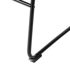 Saddlebar Upholstered Black Faux Leather 29 Inch Bar Stool (Set of 2) by Homy Casa -Homy Casa Shop black homy casa bar stools saddlebar black 1f 1000