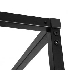 SURI 29.52 in. Black Wood 1-Shelf Classic Bookcase Open Back by Homy Casa -Homy Casa Shop black homy casa bookcases bookshelves suri black console table fa 1000 1