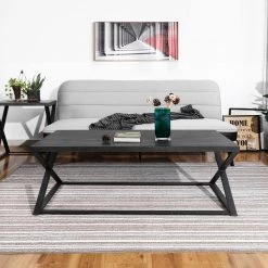Carvalho Black Metal Coffee Table by Homy Casa -Homy Casa Shop black homy casa coffee tables carvalho coffee table a 31 1000