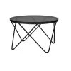 Canales 31.5 in. Black Round Glass Coffee Table by Homy Casa -Homy Casa Shop black homy casa coffee tables hd canales 64 1000