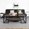 Billee Frame Coffee Table by Homy Casa -Homy Casa Shop black homy casa coffee tables suri black coffee table 64 1000