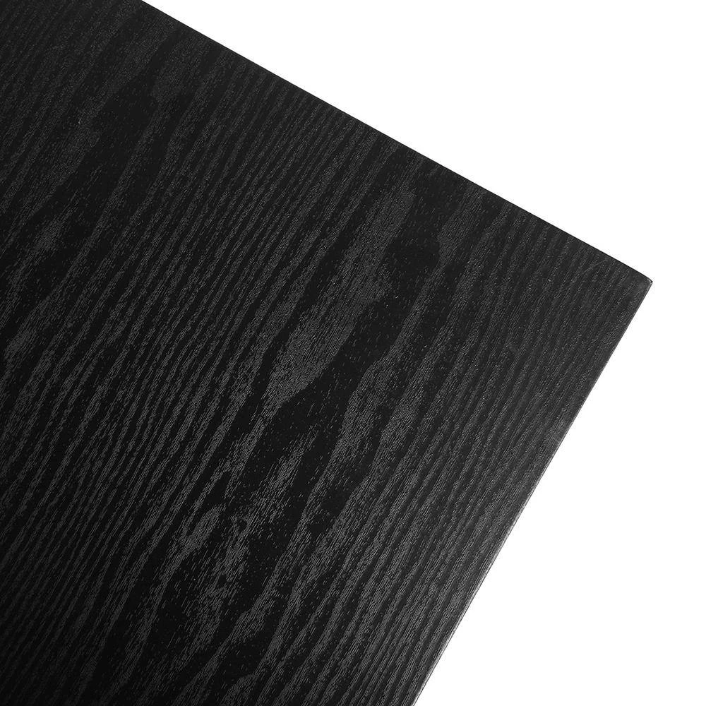 47 in. L-Shaped Black Computer Desk with Shelves by Homy Casa 5 47 in. L-Shaped Black Computer Desk with Shelves by Homy Casa - Image 3