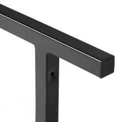 Black Computer Desk Glass Top Desk with Shelf by Homy Casa -Homy Casa Shop black homy casa computer desks loquat hm lmkz 77 1000