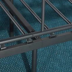 Black Frosted Twin Daybed Bed Metal Frame by Homy Casa 16 Black Frosted Twin Daybed Bed Metal Frame by Homy Casa -Homy Casa Shop black homy casa daybeds sorosis frosted black gf twin 44 1000