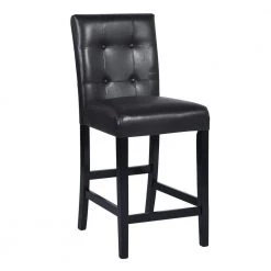 5-Piece Faux Marble Top Black Dining Set by Homy Casa -Homy Casa Shop black homy casa dining room sets hd syed 1f 1000