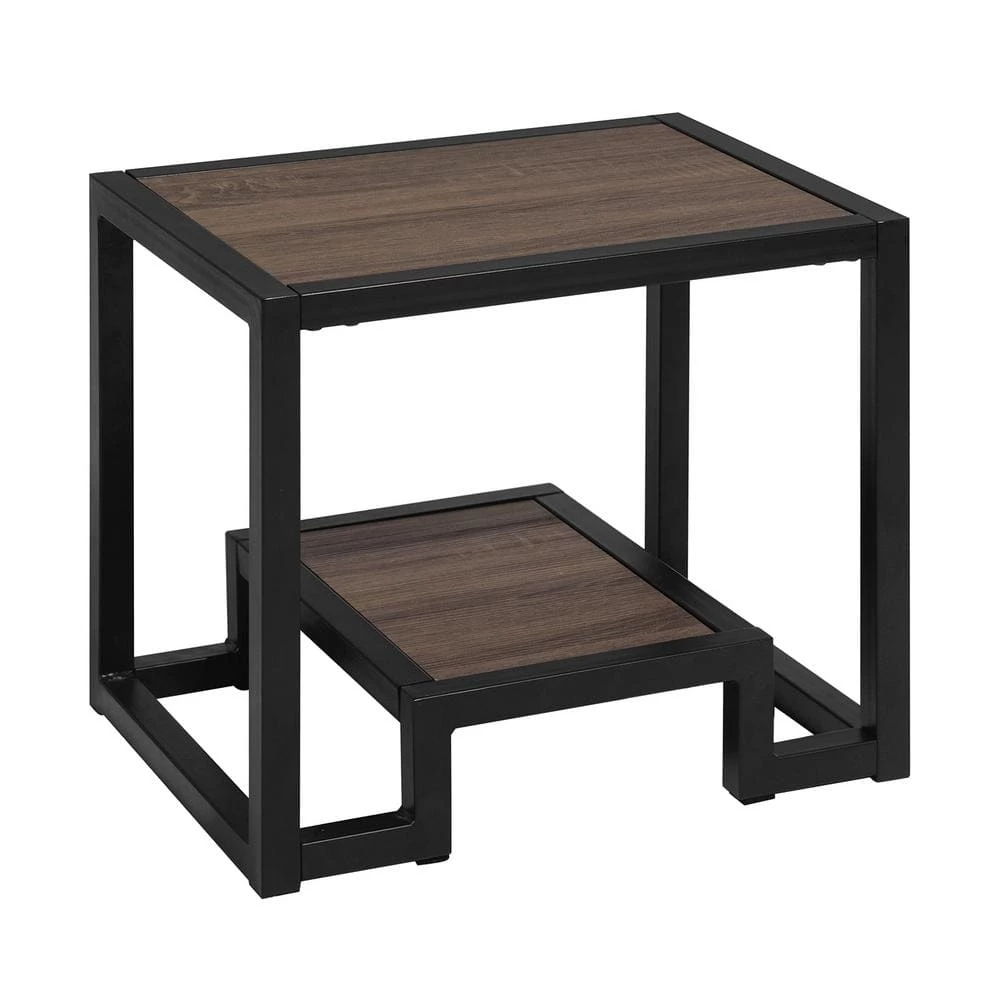 Billee Frame End Table with Storage by Homy Casa 3 Billee Frame End Table with Storage by Homy Casa
