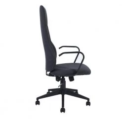 Dewitt Grey High Back Upholstered Executive Office Chair by Homy Casa -Homy Casa Shop black homy casa executive chairs dewitt 4f 1000