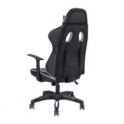 24 in. Width Big and Tall Black Faux Leather Gaming Chair with Adjustable Height by Homy Casa 15 24 in. Width Big and Tall Black Faux Leather Gaming Chair with Adjustable Height by Homy Casa -Homy Casa Shop black homy casa gaming chairs opulent ykc 1f 1000