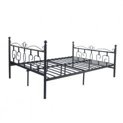 Conway Double Size Black Metal Bed Frame by Homy Casa 15 Conway Double Size Black Metal Bed Frame by Homy Casa -Homy Casa Shop black homy casa platform beds conway db bk 1f 1000