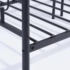 Conway Double Size Black Metal Bed Frame by Homy Casa 18 Conway Double Size Black Metal Bed Frame by Homy Casa -Homy Casa Shop black homy casa platform beds conway db bk 76 1000