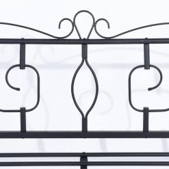 Conway Double Size Black Metal Bed Frame by Homy Casa 17 Conway Double Size Black Metal Bed Frame by Homy Casa -Homy Casa Shop black homy casa platform beds conway db bk fa 1000