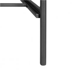 86.4 in. Metal Standard Black Queen Platform Bed Foundation with Headboard by Homy Casa -Homy Casa Shop black homy casa platform beds hd gobert queen 76 1000