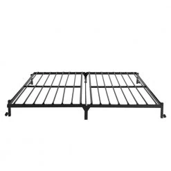 Lia 77.4 in. W Black Metal Frame Double Platform Bed by Homy Casa -Homy Casa Shop black homy casa platform beds hd lia double bk 77 1000