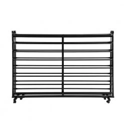 Lia 77.4 in. W Black Metal Frame Double Platform Bed by Homy Casa -Homy Casa Shop black homy casa platform beds hd lia double bk fa 1000