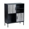 Urfer Black Manufactured Wood SideBoard by Homy Casa -Homy Casa Shop black homy casa sideboards buffet tables urfer 64 1000