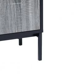 Urfer Black Manufactured Wood SideBoard by Homy Casa -Homy Casa Shop black homy casa sideboards buffet tables urfer 66 1000