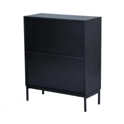 Urfer Black Manufactured Wood SideBoard by Homy Casa -Homy Casa Shop black homy casa sideboards buffet tables urfer fa 1000