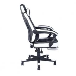 Adjustment White Footrest Headrest and Lumbar Support E-Sports Swivel Chair by Homy Casa 14 Adjustment White Footrest Headrest and Lumbar Support E-Sports Swivel Chair by Homy Casa -Homy Casa Shop black homy casa task chairs burgendy ykc 4f 1000