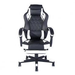 Adjustment White Footrest Headrest and Lumbar Support E-Sports Swivel Chair by Homy Casa 13 Adjustment White Footrest Headrest and Lumbar Support E-Sports Swivel Chair by Homy Casa -Homy Casa Shop black homy casa task chairs burgendy ykc c3 1000