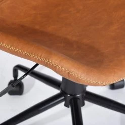 Taison 18.1 in. Width Standard Black Faux Leather Task Chair with Adjustable Height by Homy Casa -Homy Casa Shop black homy casa task chairs taison fa 1000