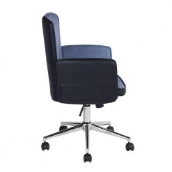 Zak Black Upholstered Armrest Big Office Chair by Homy Casa -Homy Casa Shop black homy casa task chairs zak ykc 1f 1000