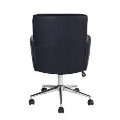 Zak Black Upholstered Armrest Big Office Chair by Homy Casa -Homy Casa Shop black homy casa task chairs zak ykc 44 1000