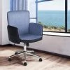 Zak Black Upholstered Armrest Big Office Chair by Homy Casa -Homy Casa Shop black homy casa task chairs zak ykc 64 1000