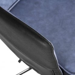 Zak Black Upholstered Armrest Big Office Chair by Homy Casa -Homy Casa Shop black homy casa task chairs zak ykc fa 1000