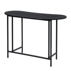 Geriude 43.3 in. Curved Black Writing Desk by Homy Casa -Homy Casa Shop black homy casa writing desks hd geriude c3 1000