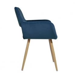 Cromwell Blue Upholstered Velvet Dining Chair( Set of 1) by Homy Casa 15 Cromwell Blue Upholstered Velvet Dining Chair( Set of 1) by Homy Casa -Homy Casa Shop blue homy casa accent chairs hd cromwell velvet blue c3 1000
