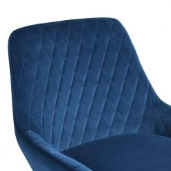 Rabiot 40 in. Blue Low Back Metal Frame Bar Stool with Velvet Seat ( Set of 2) by Homy Casa -Homy Casa Shop blue homy casa bar stools rabiot bar blue 66 1000