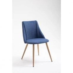 Smeg Blue Upholstered Dining Chair (Set of 2) by Homy Casa -Homy Casa Shop blue homy casa dining chairs smeg dark blue a 1f 1000