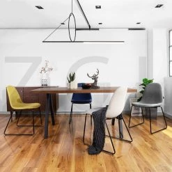 Dining Chair Blue Upholstered High Back Side Chair Metal Frame Solid Back (set of 4) by Homy Casa -Homy Casa Shop blue homy casa dining chairs suva dblue 4pcs 76 1000