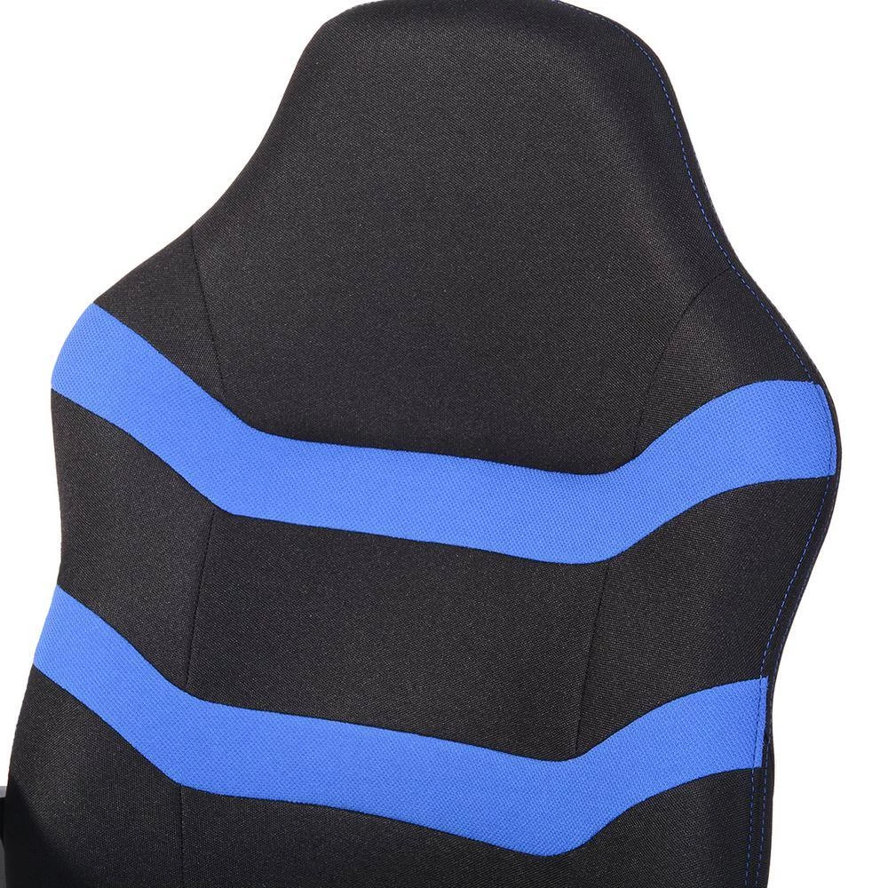 HD-TREVINO Blue Upholstered Seat Racing Game Chair Adjustable Height by Homy Casa 10 HD-TREVINO Blue Upholstered Seat Racing Game Chair Adjustable Height by Homy Casa - Image 8