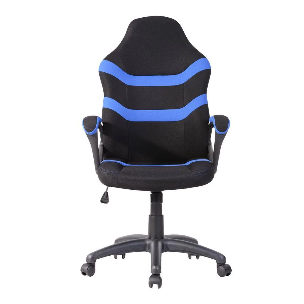 HD-TREVINO Blue Upholstered Seat Racing Game Chair Adjustable Height by Homy Casa 5 HD-TREVINO Blue Upholstered Seat Racing Game Chair Adjustable Height by Homy Casa - Image 3