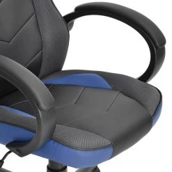Blue Office Chair Racing Office PU Mesh Cover by Homy Casa -Homy Casa Shop blue homy casa gaming chairs linton blue lp lmkz fa 1000