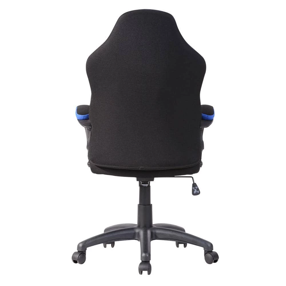 Blue High Back Office Racing Gaming Chair 360° Swivel by Homy Casa 5 Blue High Back Office Racing Gaming Chair 360° Swivel by Homy Casa - Image 3