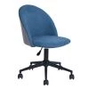 Dudley Blue Upholstered Office Chair by Homy Casa -Homy Casa Shop blue homy casa task chairs dudley dblue 64 1000
